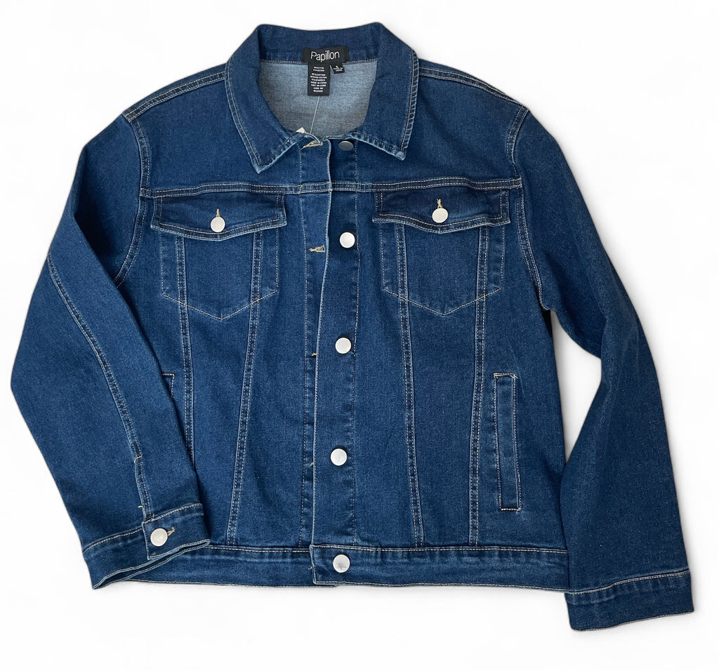Denim Stretch Jacket - Dark Denim