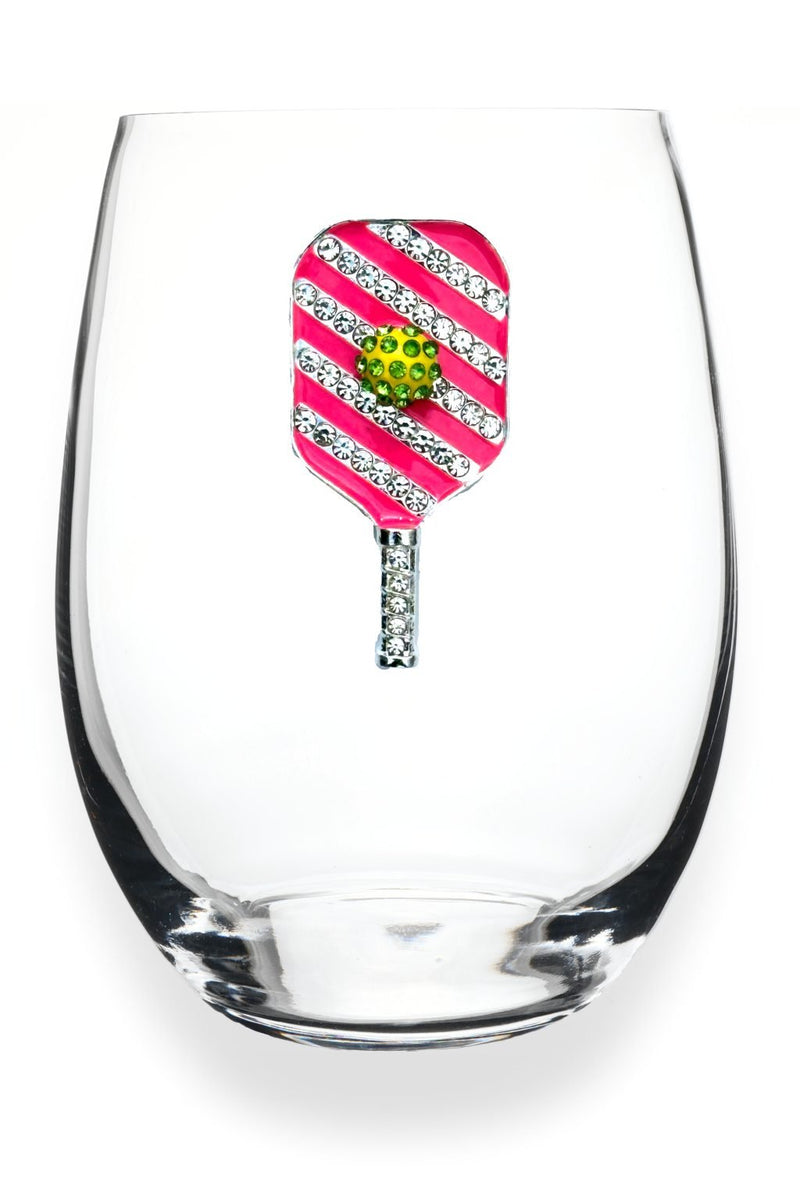 QJ Stemless Wine Glass - Pickleball