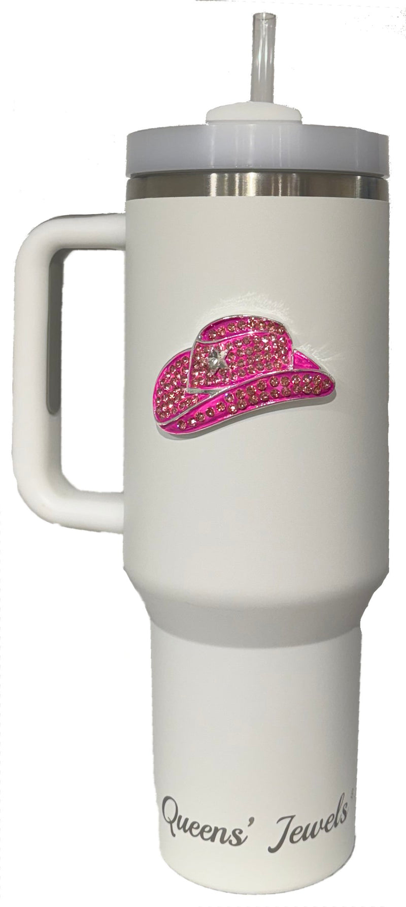 QJ Handle 40 oz. Tumbler - Cowboy Hat