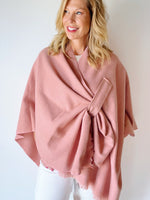 Solid Pull-Thru Wrap - Dusty Pink