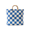 Classic Cottage Checker Tote - Blue/Cream