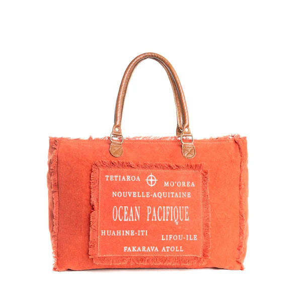 Ocean Pacifique Carryall Tote - Brick