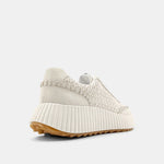 Selina Woven Tennis Shoe - Bone