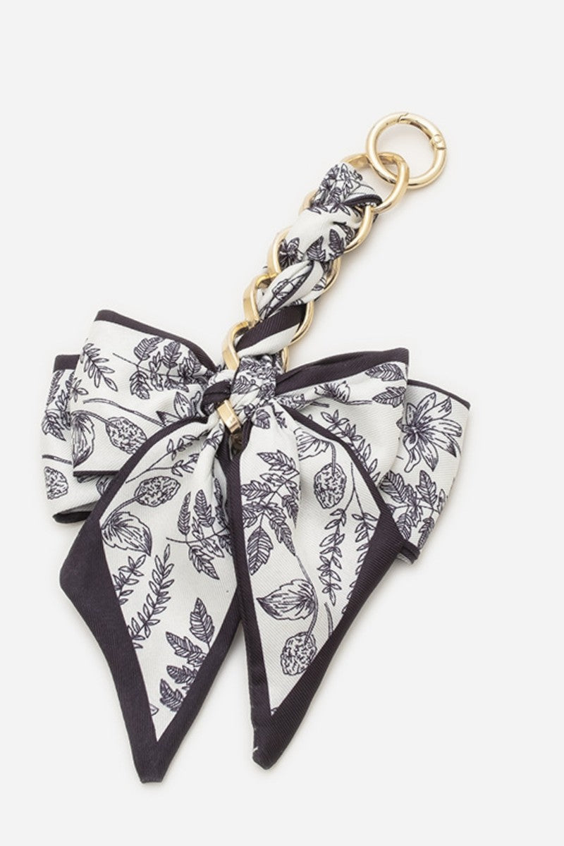 Woven Chain Clip Accessory - Black/White
