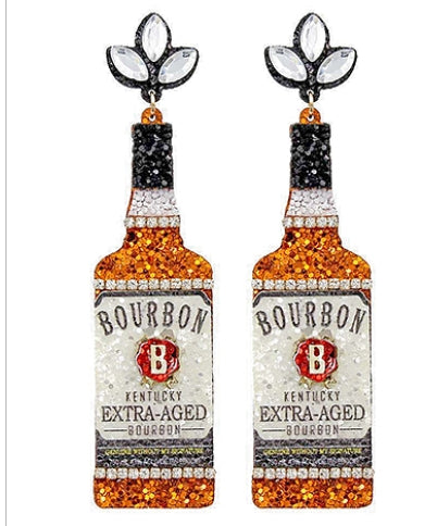 E390 - Glitter Bourbon Bottle