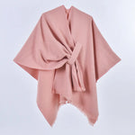 Solid Pull-Thru Wrap - Dusty Pink