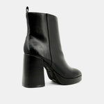 Wadi Chunky Heel Ankle Boot - Black