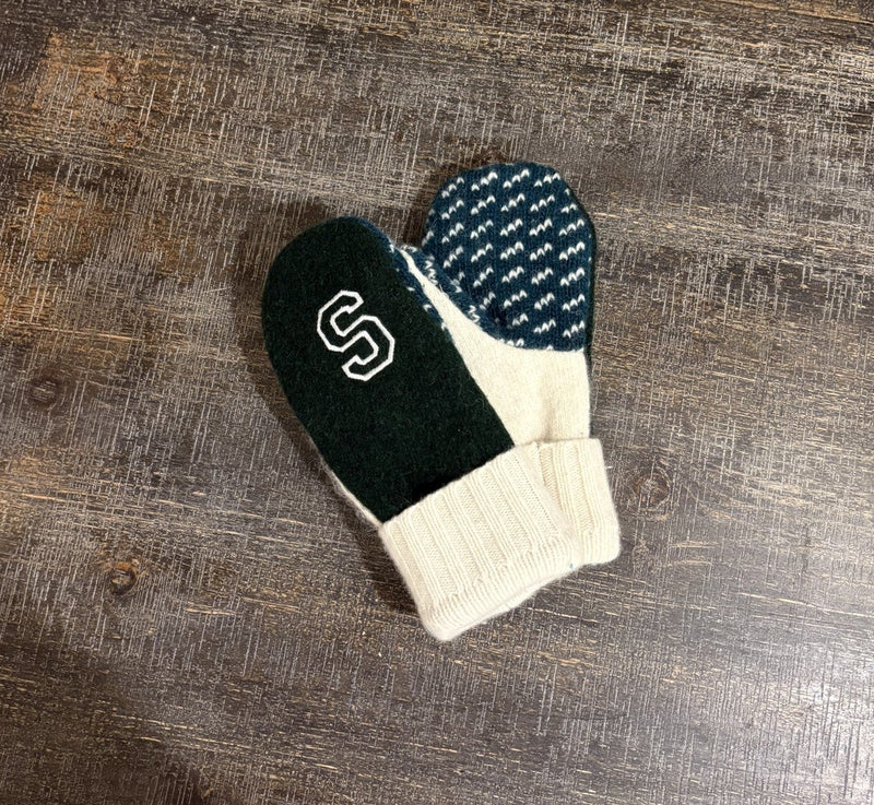 Wear-it-Again Wool Mittens - State "S"