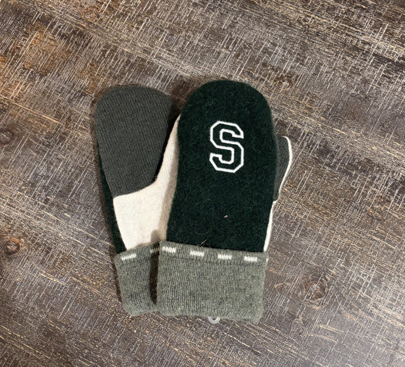 Wear-it-Again Wool Mittens - State "S"