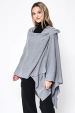 Solid Pull Through Wrap - Grey