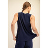 Modal Sleeveless Tank Top - Navy