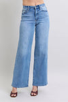 JB82625 High Waist Washed Wide Leg - Med.