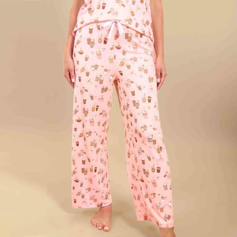 Love at First Sip Pj Pant - Pink