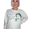 Naughty List Sweatshirt - Cream