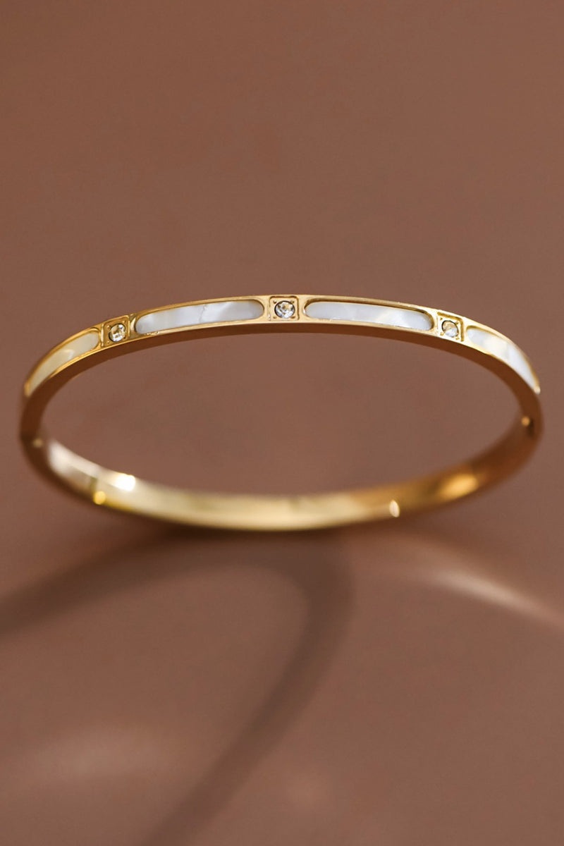 B060 - Stainless Steel Bangle - Gold