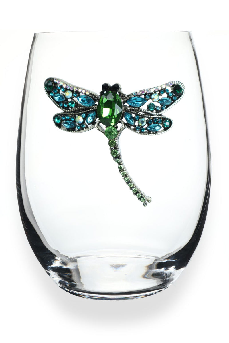 QJ Stemless Wine Glass - Dragonfly