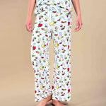 Wine Tasting Pj Pant - Lt. Blue