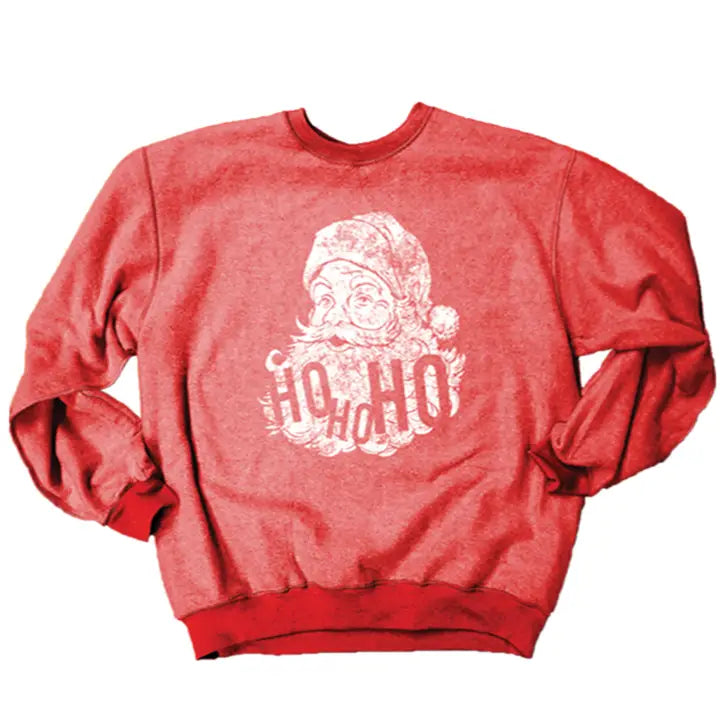 Inside-Out Sweatshirt - HO HO HO Santa