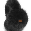 Faux Fur Winter Ear Muff - Black