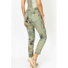 Newsprint Crinkle Jogger Pant - Sage