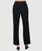 Straight Wide Leg Pant - Black