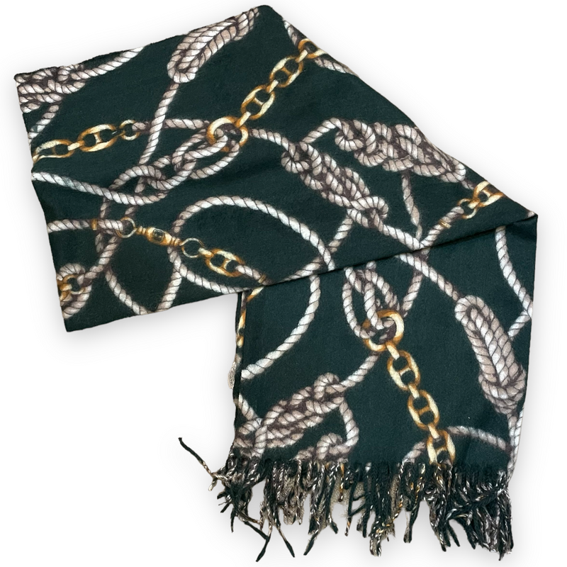 Cozy Link Scarf - Hunter Green