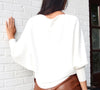 Slouchy Sweater - White