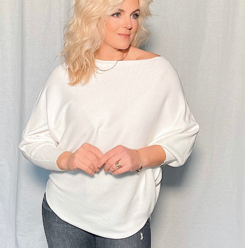 Slouchy Sweater - Ivory