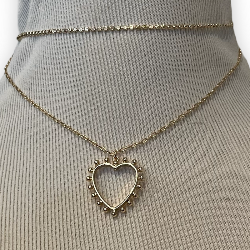 Heart Innocence Necklace - Gold